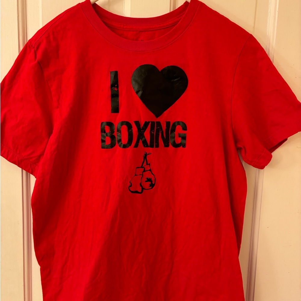 Red Kids Boxing T-Shirt